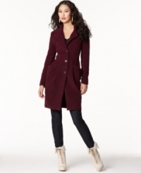 Reign in your fall layers with this sleekly fitted Rachel Rachel Roy coat -- perfect for styling dressy or casual! Reign in your fall layers with this sleekly fitted Rachel Rachel Roy coat -- perfect for styling dressy or casual!