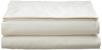 Charisma Avery Queen Flat Sheet, Vanilla