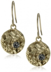 Kenneth Cole New York Textured Gold-Tone Drop Earrings Kenneth Cole New York Textured Gold-Tone Drop Earrings