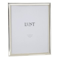 Lunt Silver Beads Frame, Silver, 8 x 10