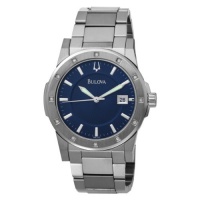 Bulova Men's 96E105 Diamond Accented Silver Dial Bracelet Watch Bulova Men's 96E105 Diamond Accented Silver Dial Bracelet Watch