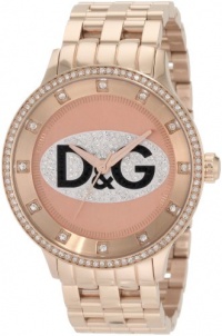 D&G Dolce & Gabbana Women's DW0847 Prime Time Triple Rose Gold D&G Logo Watch D&G Dolce & Gabbana Women's DW0847 Prime Time Triple Rose Gold D&G Logo Watch