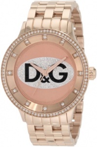 D&G Dolce & Gabbana Women's DW0847 Prime Time Triple Rose Gold D&G Logo Watch