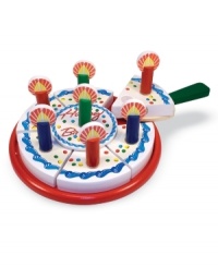 Every day's a celebration with this festive birthday party play set! Every day's a celebration with this festive birthday party play set!