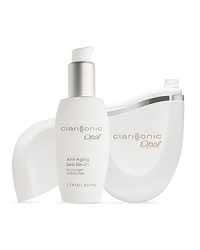 Clarisonic's Opal Sonic Infusion is a breakthrough in eye care that uses proven sonic technology to apply eye serum better than manual application. Developed by the lead inventor of Sonicare® and Clarisonic Sonic Skin Cleansing, Opal gently delivers Anti-Aging Sea Serum beneath the surface. In just one minute Opal provides more than 7,500 gentle micro-massages to instantly hydrate, smooth and brighten the eyes when used with their Anti-Aging Sea Serum. The Opal Sonic Infusion System is dermatologist- and ophthalmologist-tested, rechargeable and gentle enough for daily use. Clarisonic's Opal Sonic Infusion is a breakthrough in eye care that uses proven sonic technology to apply eye serum better than manual application. Developed by the lead inventor of Sonicare® and Clarisonic Sonic Skin Cleansing, Opal gently delivers Anti-Aging Sea Serum beneath the surface. In just one minute Opal provides more than 7,500 gentle micro-massages to instantly hydrate, smooth and brighten the eyes when used with their Anti-Aging Sea Serum. The Opal Sonic Infusion System is dermatologist- and ophthalmologist-tested, rechargeable and gentle enough for daily use.