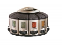 KitchenArt Pro Auto-Measure Spice Carousel, Stainless Steel Satin KitchenArt Pro Auto-Measure Spice Carousel, Stainless Steel Satin