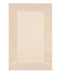 A looped center of mottled tones is framed by rich color in tufted pile, presenting a modern area rug that is both casual and practical. Hand tufted in India of pure wool fibers, the Madrid area rug is a comforting, stylish addition to any decor. A looped center of mottled tones is framed by rich color in tufted pile, presenting a modern area rug that is both casual and practical. Hand tufted in India of pure wool fibers, the Madrid area rug is a comforting, stylish addition to any decor.