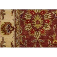 Nourison JA13 Jaipur Rectangle Hand Tufted Area Rug, 5.6 by 8.6-Feet, Rust Nourison JA13 Jaipur Rectangle Hand Tufted Area Rug, 5.6 by 8.6-Feet, Rust