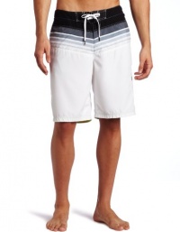 Speedo Men's Blended Stripe Flx System Boardshort Speedo Men's Blended Stripe Flx System Boardshort