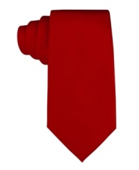 He can still look fashionable in his formal wear with this modern skinny-width solid tie from Tommy Hilfiger. A little advertising executive in training! He can still look fashionable in his formal wear with this modern skinny-width solid tie from Tommy Hilfiger. A little advertising executive in training!