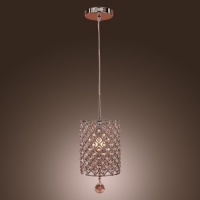 LightInTheBox Contemporary Crystal Drop Pendant Light in Cylinder Style LightInTheBox Contemporary Crystal Drop Pendant Light in Cylinder Style