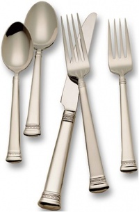 Waterford Carina Matte 18/10 Stainless Steel 5-Piece Place Setting, Service for 1 Waterford Carina Matte 18/10 Stainless Steel 5-Piece Place Setting, Service for 1