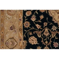 Nourison HE10 Heritage Hall Rectangle Hand Tufted Rug, 3.9 by 5.9-Inch, Black Nourison HE10 Heritage Hall Rectangle Hand Tufted Rug, 3.9 by 5.9-Inch, Black