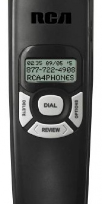 RCA 1104-1BKGA Corded Slim-Line Telephone with Caller ID RCA 1104-1BKGA Corded Slim-Line Telephone with Caller ID