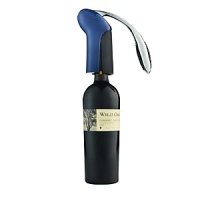 Oenophiles rejoice! Metrokane's Vertical Rabbit opener removes a cork in just three seconds and works on all bottle sizes and cork types. Automatically ejects cork. Oenophiles rejoice! Metrokane's Vertical Rabbit opener removes a cork in just three seconds and works on all bottle sizes and cork types. Automatically ejects cork.