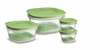 Rubbermaid 7J93 Produce Saver Square Food Storage Containers Set of 8