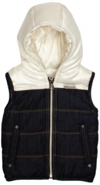 Diesel Baby-Boys Infant Jesyfyb Waist Coat Reversible Vest, Cream/Denim, 18 Months Diesel Baby-Boys Infant Jesyfyb Waist Coat Reversible Vest, Cream/Denim, 18 Months
