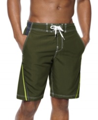 Just add water. Whether you're hitting the beach or the boardwalk, these Speedo trunks keep you covered in style. Just add water. Whether you're hitting the beach or the boardwalk, these Speedo trunks keep you covered in style.