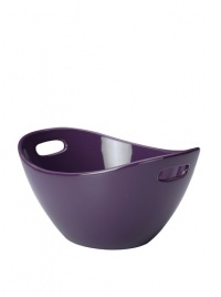 Rachael Ray Stoneware 15 Salad Serving Bowl, Purple Rachael Ray Stoneware 15 Salad Serving Bowl, Purple