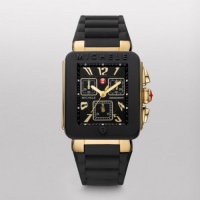MICHELE Park Jelly Bean, Gold Tone Black MICHELE Park Jelly Bean, Gold Tone Black