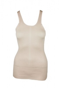 Inhabit Womens Blush Ribbed Fitted Sleeveless Tank Top Inhabit Womens Blush Ribbed Fitted Sleeveless Tank Top