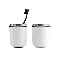 VIPP 0070 Bathroom 7 Tooth Mug Color: White VIPP 0070 Bathroom 7 Tooth Mug Color: White