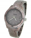 Fossil Women's ES2903 Stainless Steel Analog Purple Dial Watch