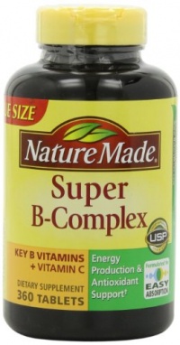 Nature Made Super B Complex Tablets, Value Size, 360 Count Nature Made Super B Complex Tablets, Value Size, 360 Count