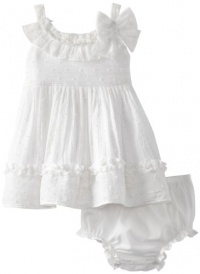 Sweet Heart Rose Baby-Girls Infant Lurex Clipdot Sundress, White, 24 Sweet Heart Rose Baby-Girls Infant Lurex Clipdot Sundress, White, 24