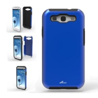 Acase ACS-01PCSLSGS3BL-AS Superleggera Pro Hybrid Case for Samsung Galaxy S III - 1 Pack - Retail Packaging - Blue Acase ACS-01PCSLSGS3BL-AS Superleggera Pro Hybrid Case for Samsung Galaxy S III - 1 Pack - Retail Packaging - Blue