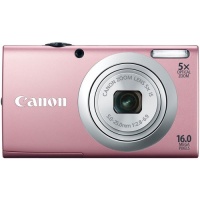 Canon PowerShot A2400 IS 16.0 MP Digital Camera with 5x Optical Image Stabilized Zoom 28mm Wide-Angle Lens with 720p Full HD Video Recording and 2.7-Inch Touch Panel LCD (Pink) Canon PowerShot A2400 IS 16.0 MP Digital Camera with 5x Optical Image Stabilized Zoom 28mm Wide-Angle Lens with 720p Full HD Video Recording and 2.7-Inch Touch Panel LCD (Pink)