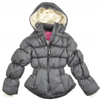 Weatherproof Girls Charcoal Gray Bubble Jacket (5/6) Weatherproof Girls Charcoal Gray Bubble Jacket (5/6)