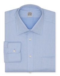 From Ike Behar, a sophisticated regular fit shirt rendered in a soft textured cotton. From Ike Behar, a sophisticated regular fit shirt rendered in a soft textured cotton.