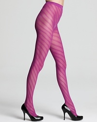 Make a bold statement with these funky spiral stripe tights from kate spade.