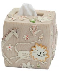 When it's time to get a little wild, this playful tissue holder answers the call with a wonderfully whimsical menagerie. From kids' bathrooms to guest bathrooms, a fiercely fabulous cast of characters are ready to take any space on a stylishly silly safari. When it's time to get a little wild, this playful tissue holder answers the call with a wonderfully whimsical menagerie. From kids' bathrooms to guest bathrooms, a fiercely fabulous cast of characters are ready to take any space on a stylishly silly safari.