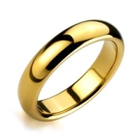 Bling Jewelry Gold Plated Comfort Fit High Polish Tungsten Band Ring 6mm Bling Jewelry Gold Plated Comfort Fit High Polish Tungsten Band Ring 6mm