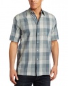 Van Heusen Men's Faux Linen Plaid Shirt