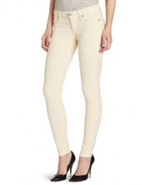 Hudson Women's Krista Velvet Skinny Jean, Bone, 27