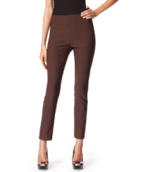 Be chic and comfy with INC's petite cropped skinny pants, featuring pull-on styling! Be chic and comfy with INC's petite cropped skinny pants, featuring pull-on styling!