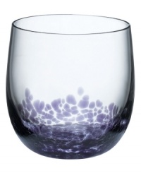 A true gem. Durable and striking in signature Denby style, this set of Amethyst double old-fashioned drinking glasses combines modern lines and a purple tint for bold casual tables. A true gem. Durable and striking in signature Denby style, this set of Amethyst double old-fashioned drinking glasses combines modern lines and a purple tint for bold casual tables.