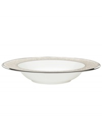 For more than 90 years, Noritake has made an art of setting the table. Whether you host gala home soirees or prefer to dine casually with the family, Noritake has a perfect tabletop setting for you. The formal Silver Palace collection is a masterpiece of textural contrast, combining smooth white bone china with a band of embossed, silver-trimmed detailing, lavishly finished with a polished platinum rim. For more than 90 years, Noritake has made an art of setting the table. Whether you host gala home soirees or prefer to dine casually with the family, Noritake has a perfect tabletop setting for you. The formal Silver Palace collection is a masterpiece of textural contrast, combining smooth white bone china with a band of embossed, silver-trimmed detailing, lavishly finished with a polished platinum rim.