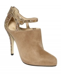 Neutral colors and bold textures work together to create a most magnificent little shoe. Enzo Angiolini's Yoursonly booties are an easy choice for startling style. Neutral colors and bold textures work together to create a most magnificent little shoe. Enzo Angiolini's Yoursonly booties are an easy choice for startling style.