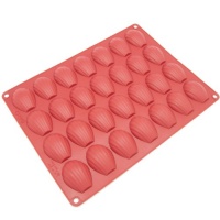 Freshware 28-Cavity Silicone Mini Madeleine Pan Freshware 28-Cavity Silicone Mini Madeleine Pan