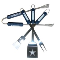 NFL Dallas Cowboys 4-Piece Barbecue Set NFL Dallas Cowboys 4-Piece Barbecue Set