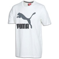 Puma Apparel Men's Vintage No 1 Logo Tee, White/Black/Steel Grey, X-Large Puma Apparel Men's Vintage No 1 Logo Tee, White/Black/Steel Grey, X-Large