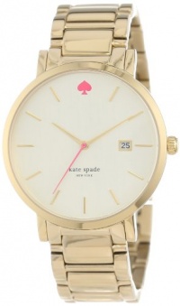 Kate Spade New York Women's 1YRU0009 Large Gold Bracelet Gramercy Watch Kate Spade New York Women's 1YRU0009 Large Gold Bracelet Gramercy Watch