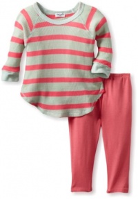 Splendid Littles Baby-Girls Newborn Pop Thermal Tunic Set, Julep/Neon Pink, 6-12 Splendid Littles Baby-Girls Newborn Pop Thermal Tunic Set, Julep/Neon Pink, 6-12
