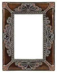 Olivia Riegel Topaz Enamel 3.5 x 5 Frame with Beveled Glass Olivia Riegel Topaz Enamel 3.5 x 5 Frame with Beveled Glass