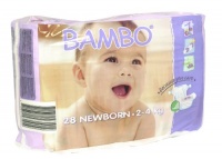 Abena Bambo Premium Baby Diapers, Size 1, Newborn, 28 Count (Pack of 6) Abena Bambo Premium Baby Diapers, Size 1, Newborn, 28 Count (Pack of 6)