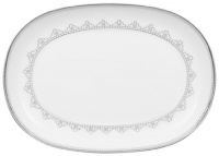 Villeroy & Boch White Lace 7-3/4-Inch Pickle Dish Villeroy & Boch White Lace 7-3/4-Inch Pickle Dish